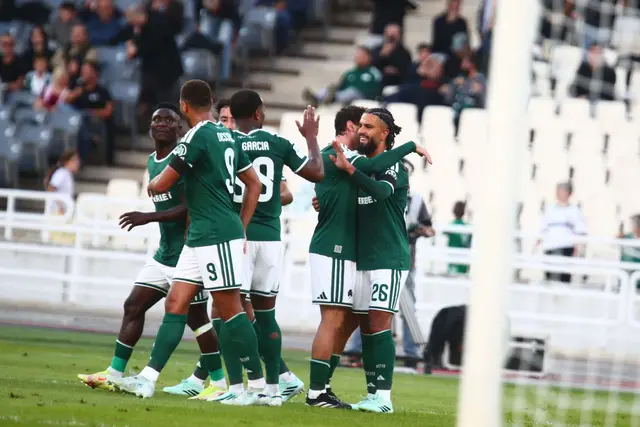 Ημιχρονο στο οακα: παναθηναϊκος – αστερας aktor 2-0